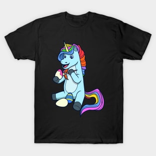 Easter - Cute unicorn painting Easter eggs T-Shirt